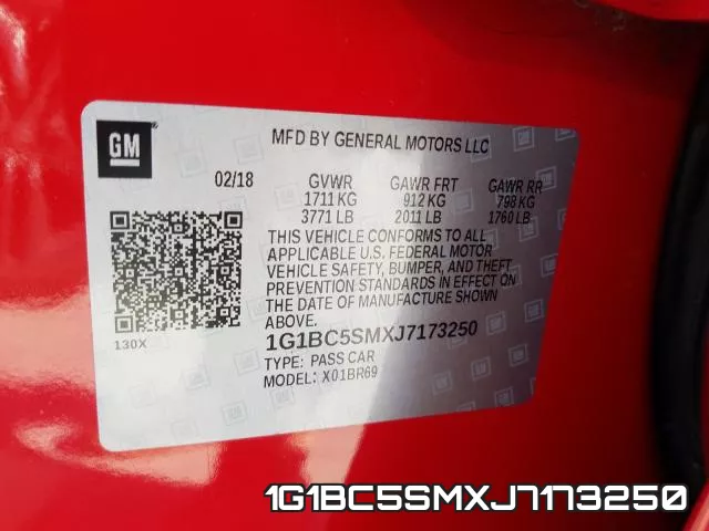 1G1BC5SMXJ7173250 фото 2