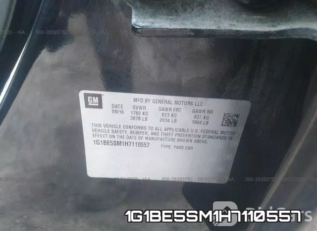 1G1BE5SM1H7110557 фото 10