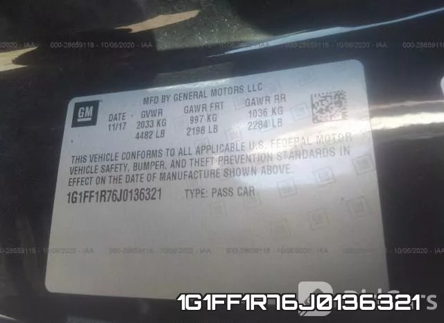 1G1FF1R76J0136321 фото 10