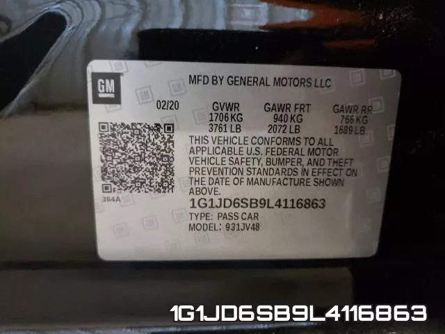 1G1JD6SB9L4116863 фото 2