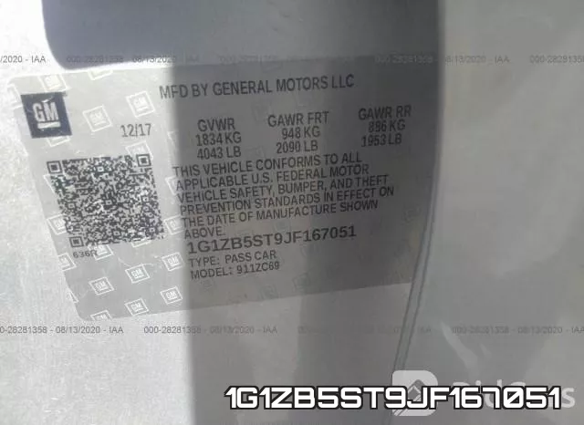 1G1ZB5ST9JF167051 фото 10
