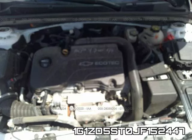 1G1ZD5ST0JF152447 фото 2
