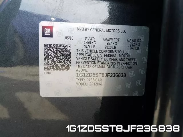 1G1ZD5ST8JF236838 фото 2