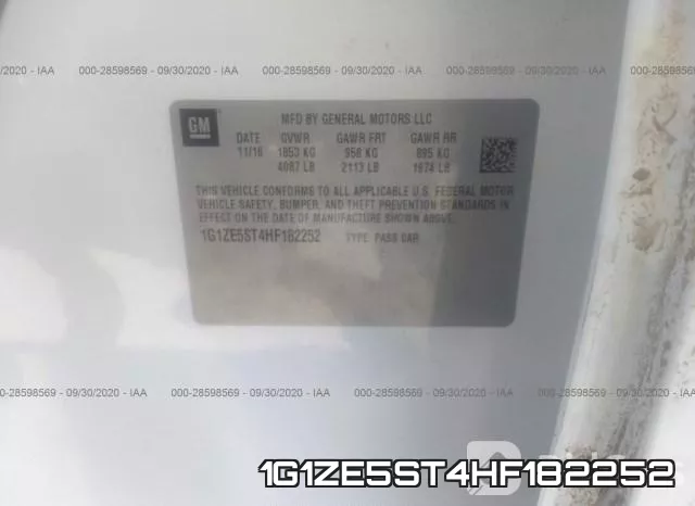 1G1ZE5ST4HF182252 фото 10
