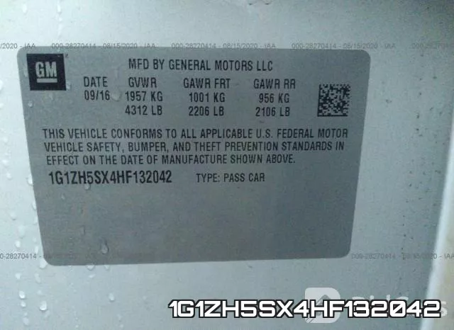 1G1ZH5SX4HF132042 фото 10