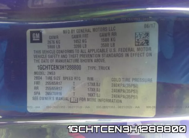 1GCHTCEN3H1288800 фото 9