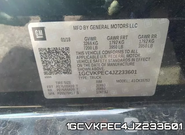 1GCVKPEC4JZ233601 фото 10