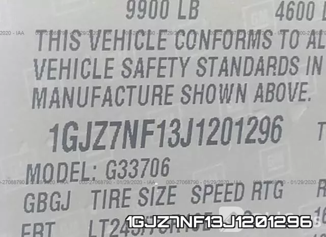 1GJZ7NF13J1201296 фото 10