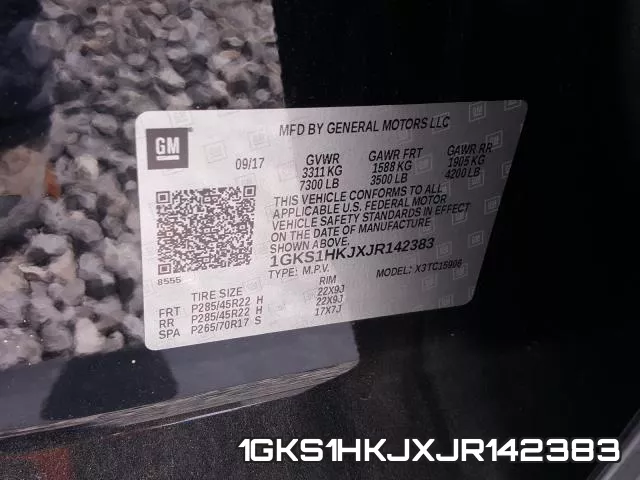 1GKS1HKJXJR142383 фото 2