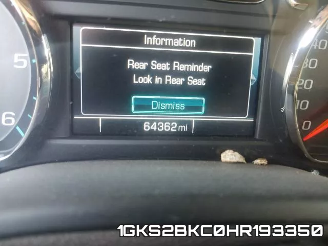 1GKS2BKC0HR193350 фото 9