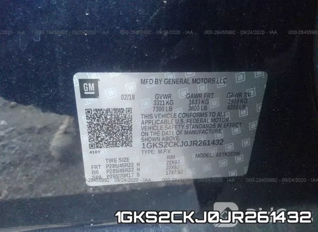 1GKS2CKJ0JR261432 фото 10
