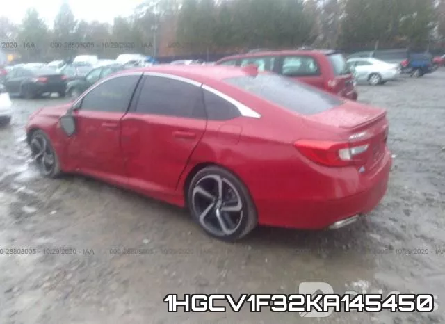 1HGCV1F32KA145450 фото 4