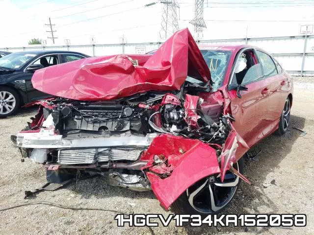 1HGCV1F34KA152058 фото 3