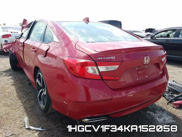 1HGCV1F34KA152058 фото 4