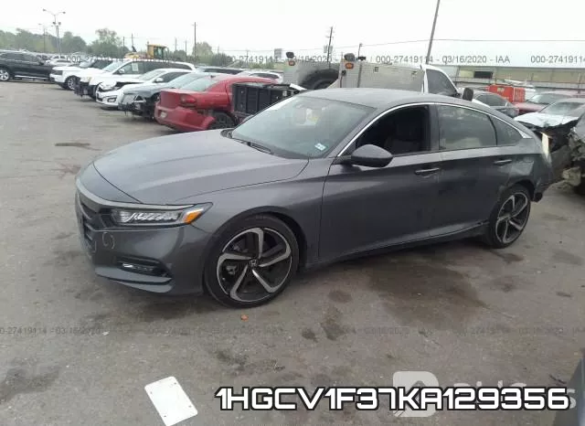 1HGCV1F37KA129356 фото 3