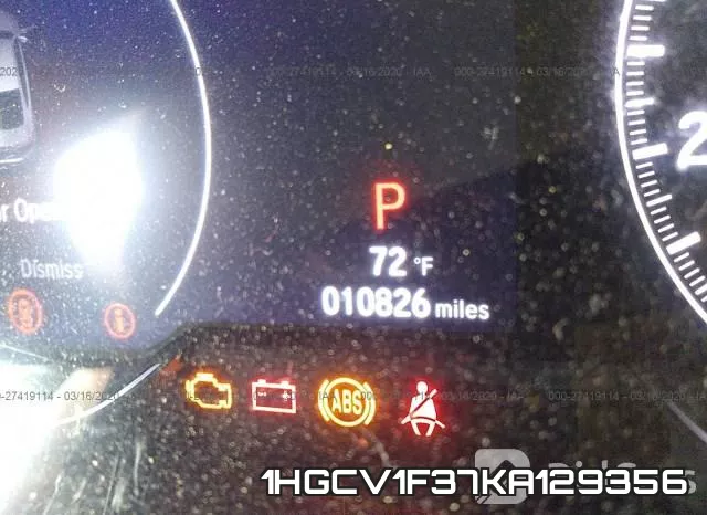 1HGCV1F37KA129356 фото 8