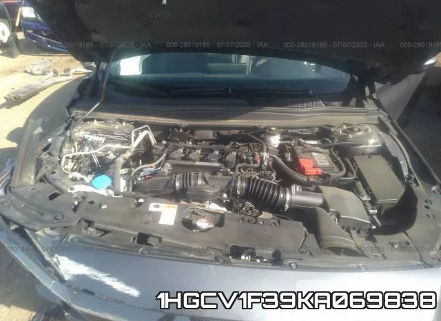 1HGCV1F39KA069838 фото 2