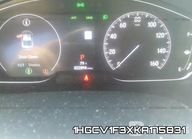 1HGCV1F3XKA175831 фото 8