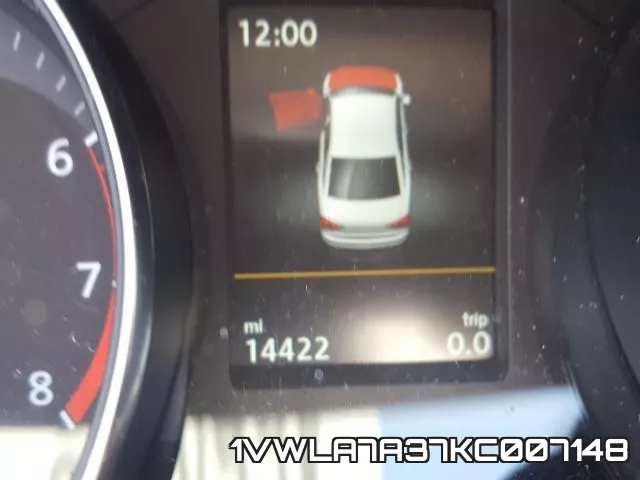 1VWLA7A37KC007148 фото 9