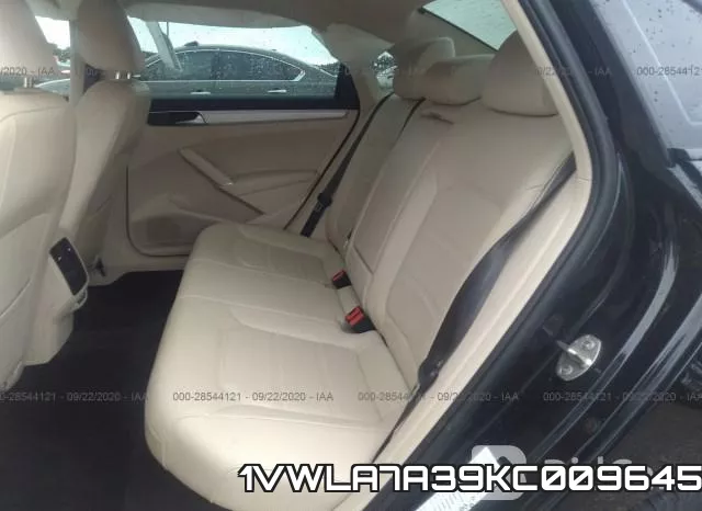 1VWLA7A39KC009645 фото 9