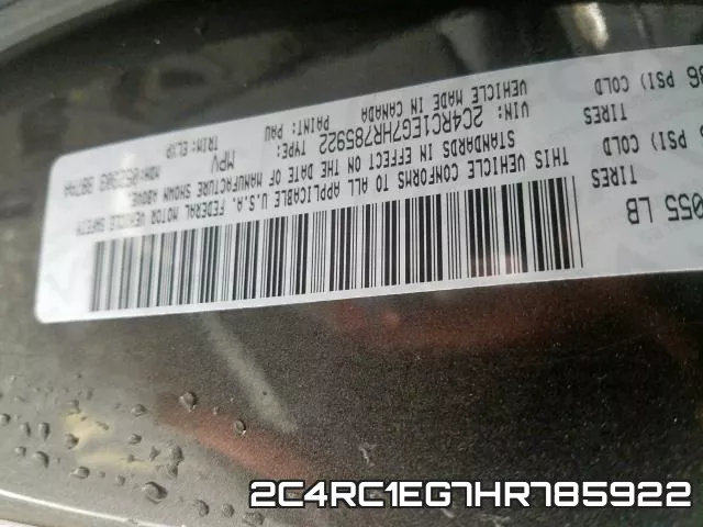 2C4RC1EG7HR785922 фото 2