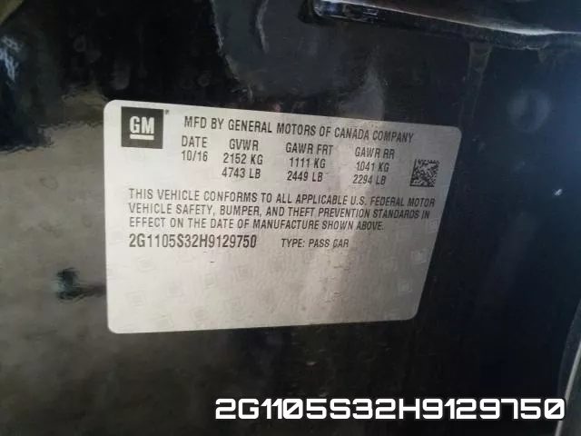 2G1105S32H9129750 фото 2