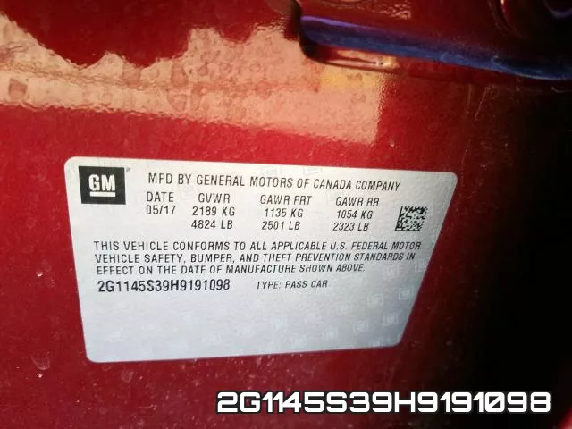 2G1145S39H9191098 фото 2