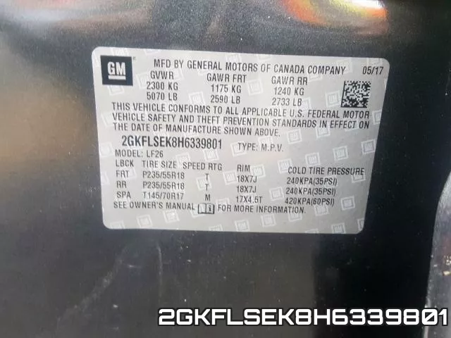 2GKFLSEK8H6339801 фото 2