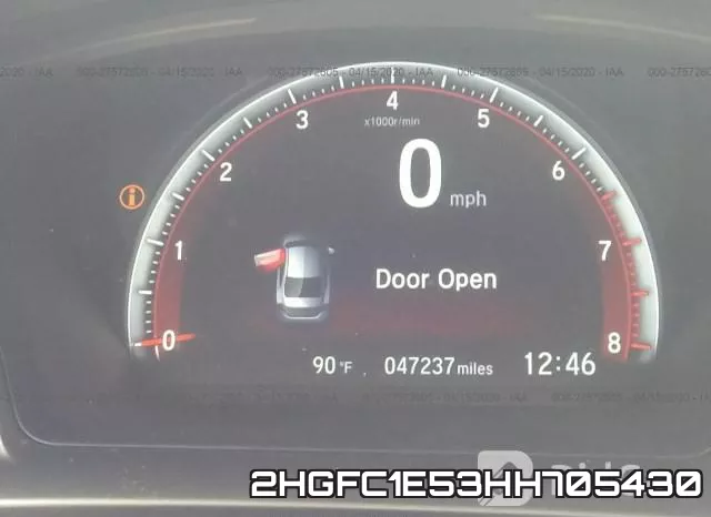 2HGFC1E53HH705430 фото 8