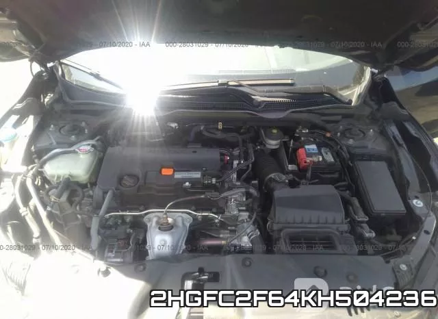2HGFC2F64KH504236 фото 2