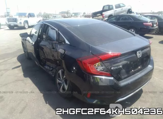 2HGFC2F64KH504236 фото 4
