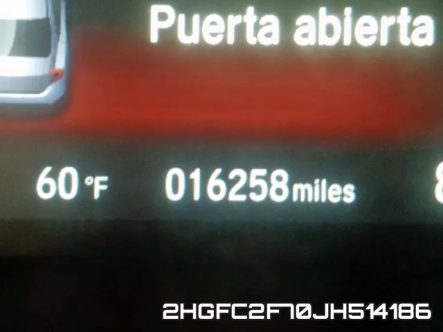 2HGFC2F70JH514186 фото 9