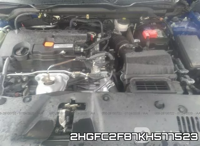 2HGFC2F87KH577523 фото 2