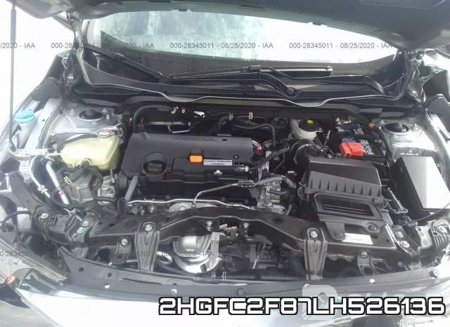 2HGFC2F87LH526136 фото 2