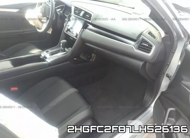 2HGFC2F87LH526136 фото 6