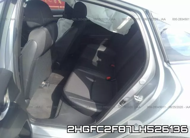 2HGFC2F87LH526136 фото 9
