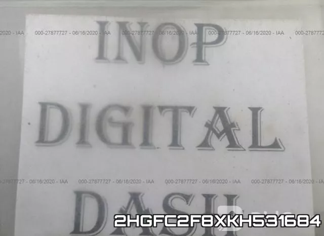2HGFC2F8XKH531684 фото 7