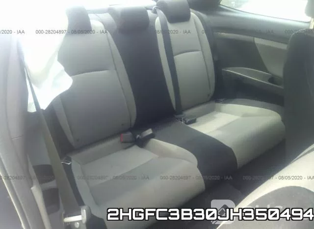 2HGFC3B30JH350494 фото 9