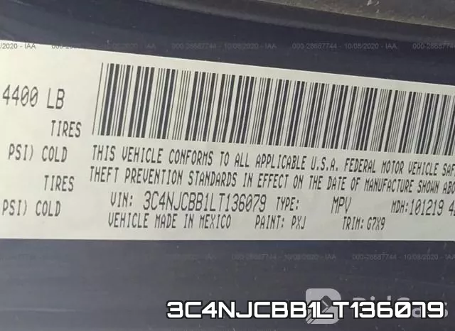 3C4NJCBB1LT136079 фото 10
