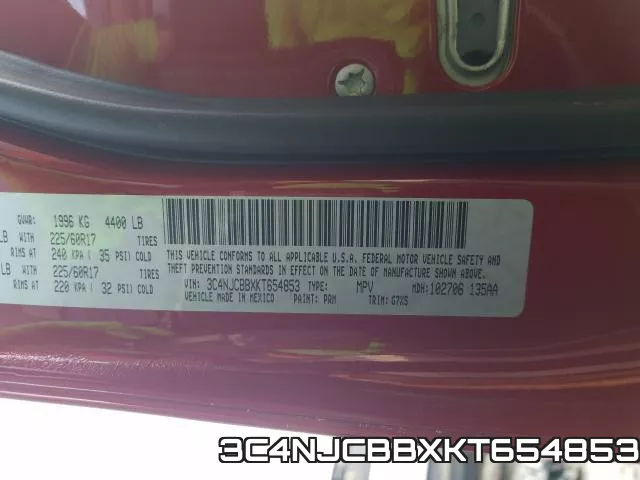 3C4NJCBBXKT654853 фото 2