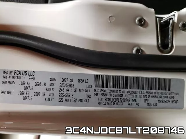 3C4NJDCB7LT208746 фото 2
