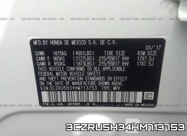 3CZRU5H34HM713753 фото 10