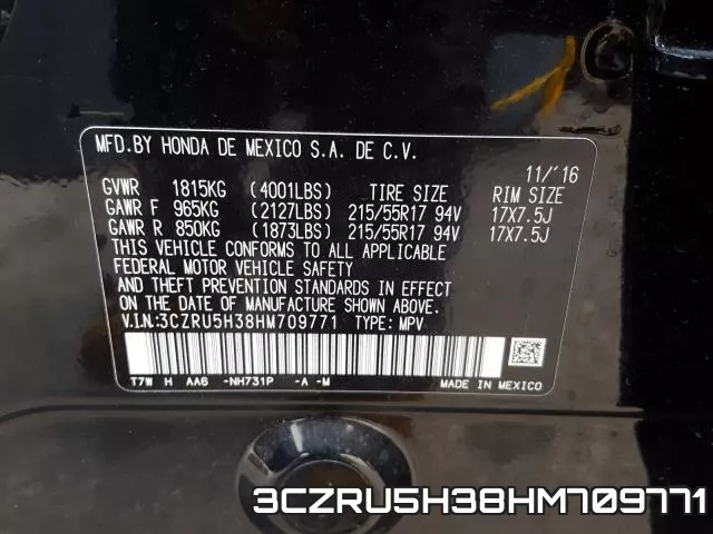 3CZRU5H38HM709771 фото 2