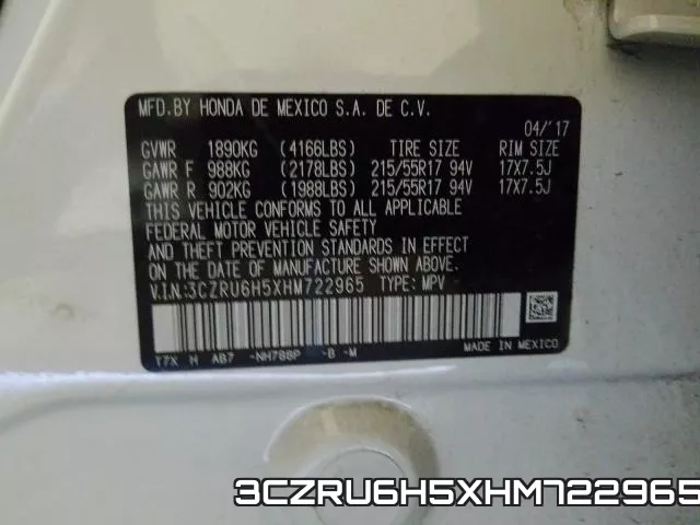 3CZRU6H5XHM722965 фото 2