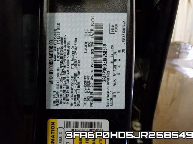 3FA6P0HD5JR258549 фото 2