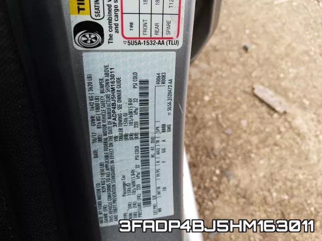 3FADP4BJ5HM163011 фото 2