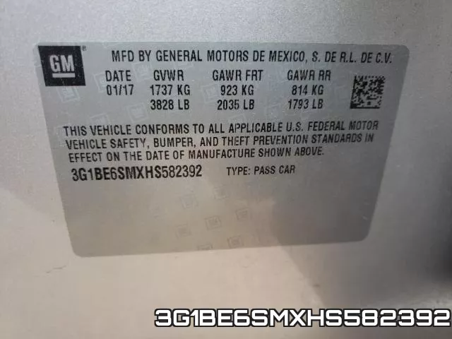 3G1BE6SMXHS582392 фото 2