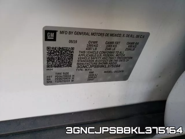 3GNCJPSB8KL375164 фото 2