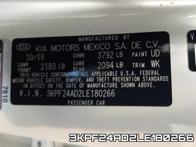 3KPF24AD2LE180266 фото 2