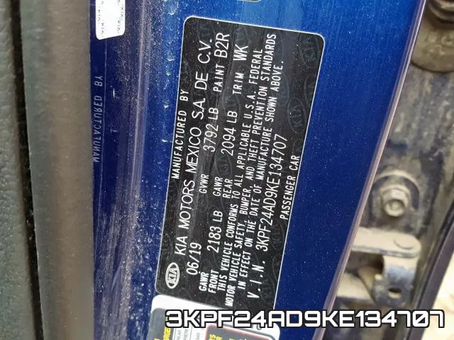 3KPF24AD9KE134707 фото 2